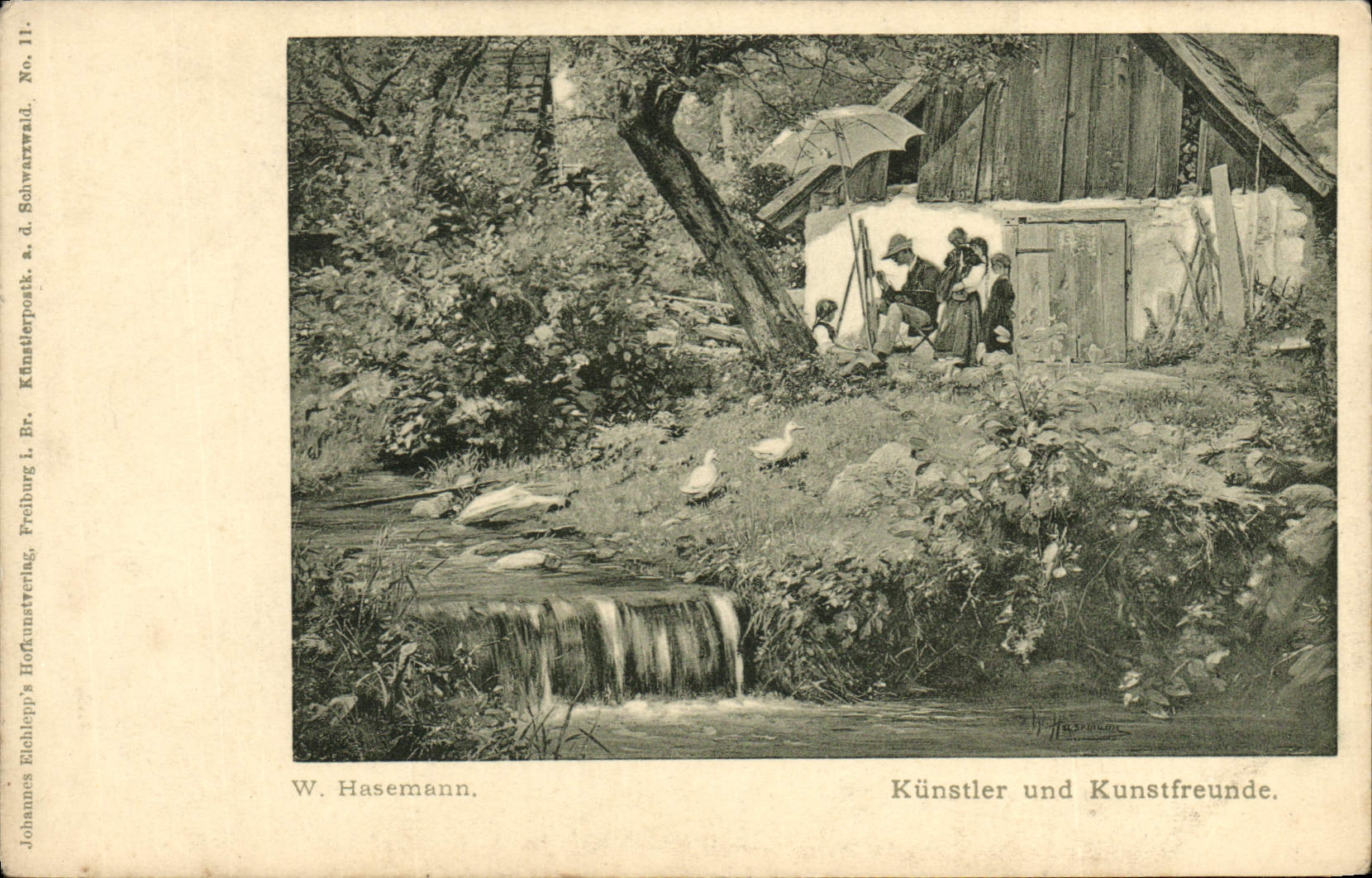 CPA Kunstler Und Kunstfreunde Haseman 