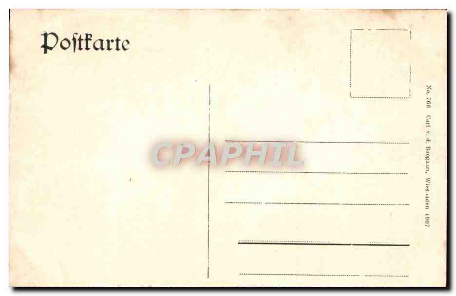 CPA Wiesbaden Kochbrunnert Quelle — Rückseite