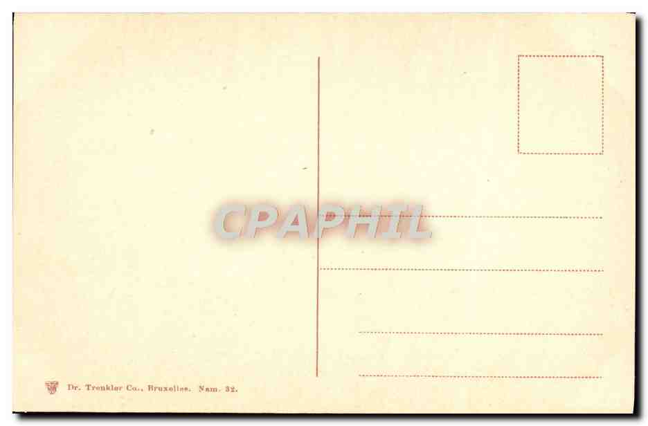 CPA Namur Le funiculaire et l'hotel de la citadelle  — Rückseite