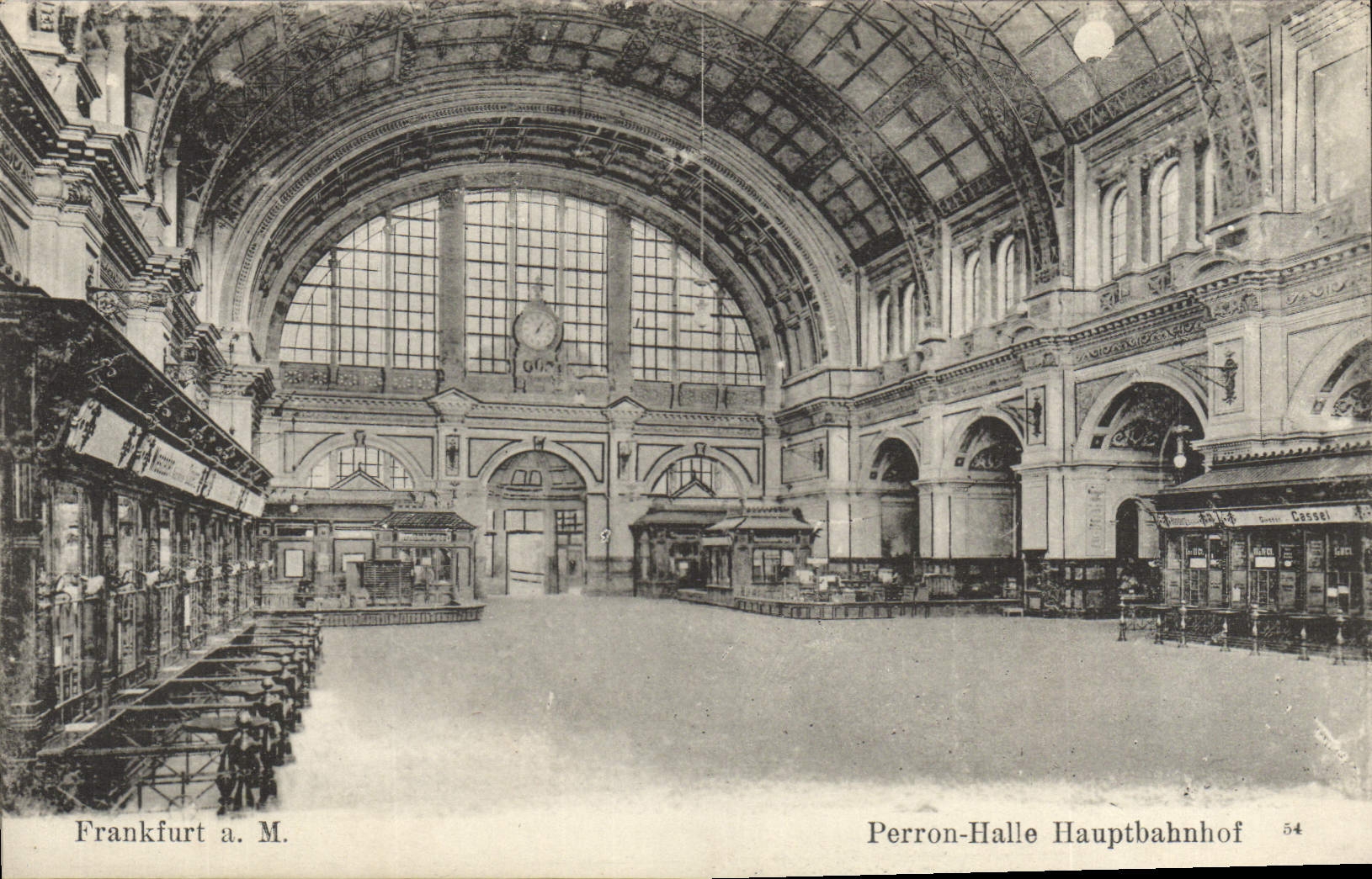 CPA Frankfurt Perron Halle Hauptbabnhof