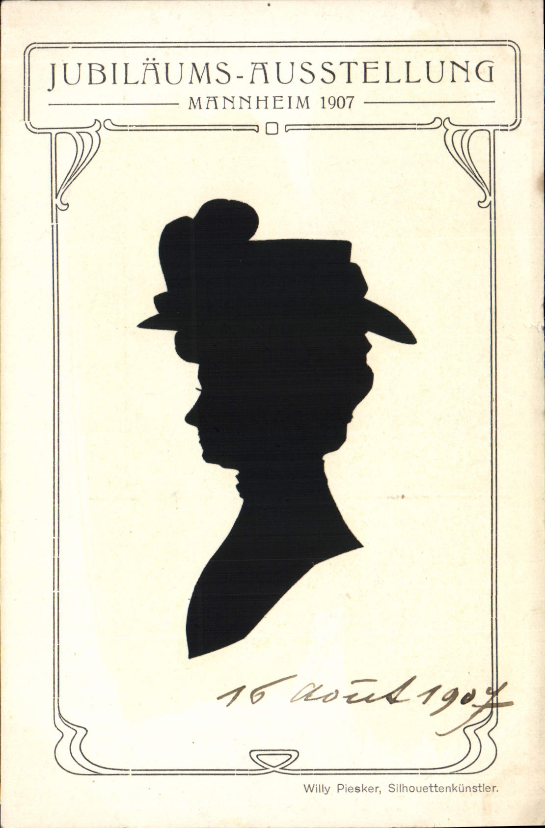 CPA Jubilaums Ausstrellung Mannheim 1907 