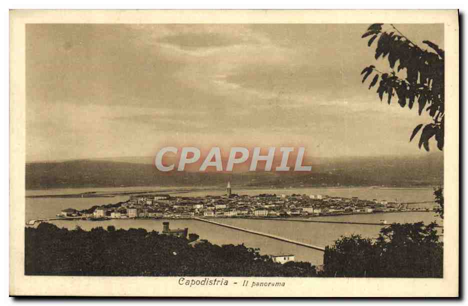 CPA Capodistria Il Panorama