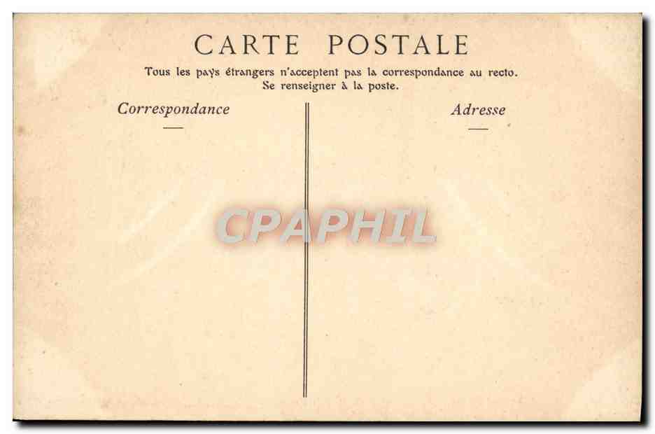 CPA Constantine L'Hotel de Ville et la Prefecture — Rückseite