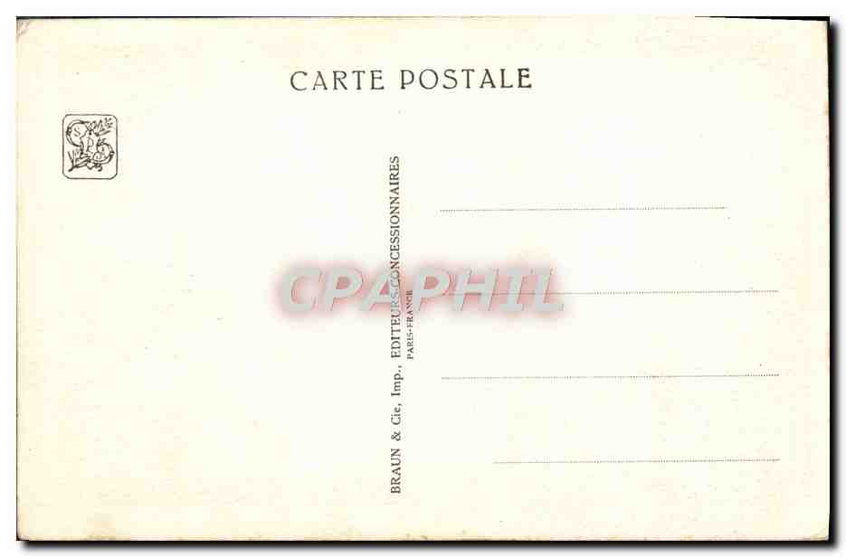 Section Tunisienne — Vue sur la Place Publique — Le Café Maure — Exposition Coloniale Internationale — Paris 1931 — Verso