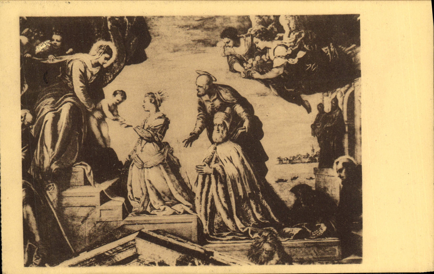 CPA Venezia Palazzo Ducale Tintoretto