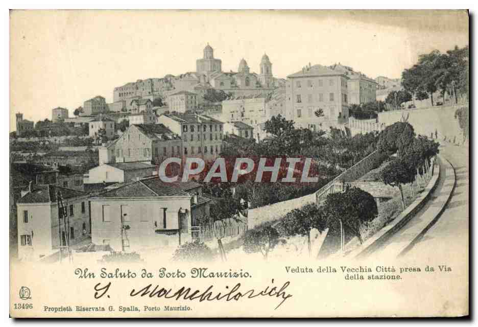 CPA Un Saluto da Porto Maurizio