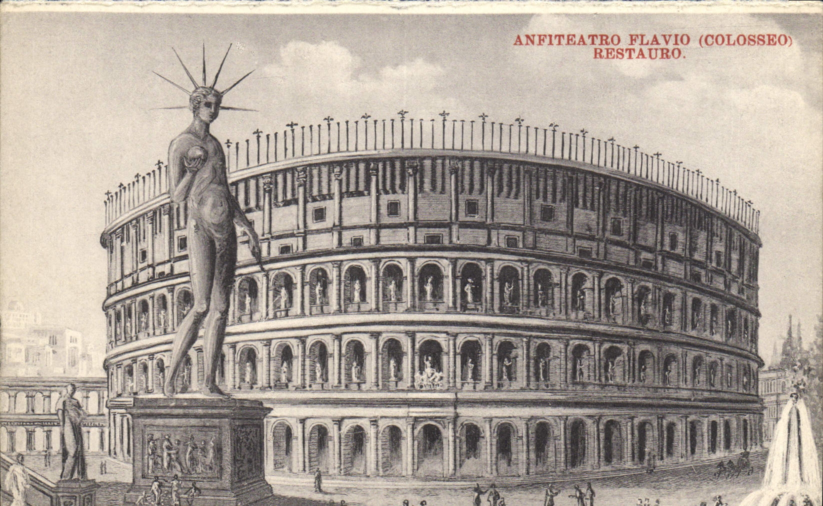 CPA Anfiteatro Flavio Restauro Colosseo