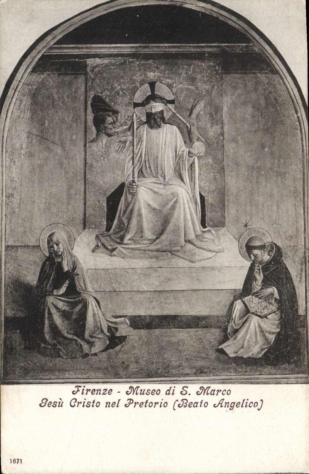 CPA Firenze Museo di Marco Gesu Cristo nel Pretorio Beato Angelico