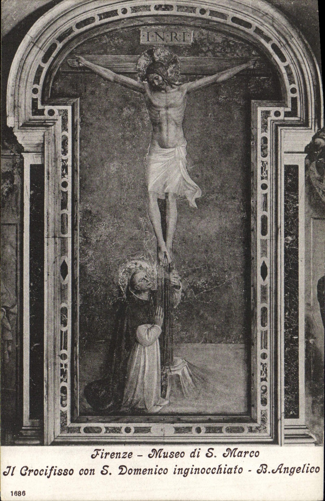 CPA Firenze Museo di S Marco Christ 