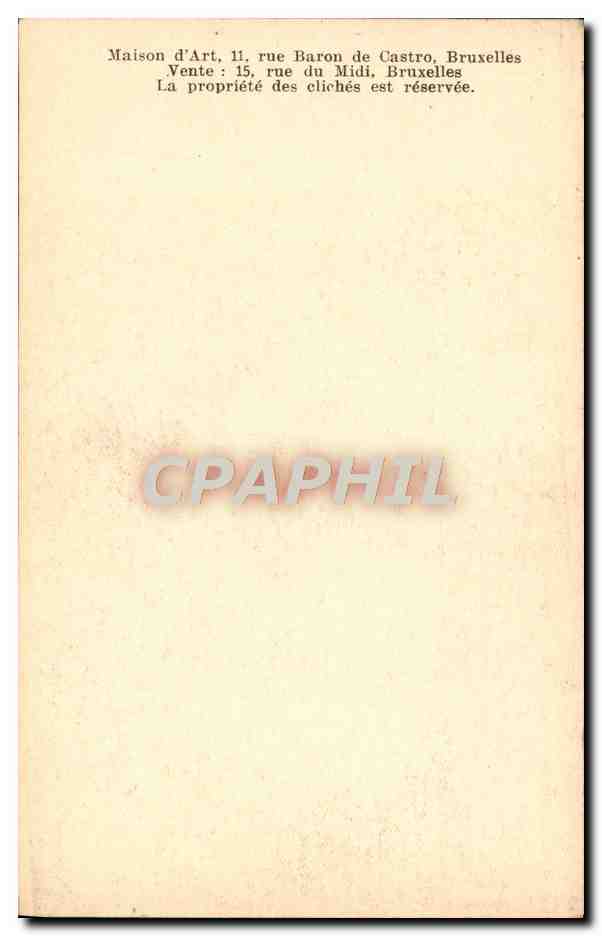 CPA Granvelle Cardinal Ministre de Cahrles Quint et de Philippe II — Rückseite