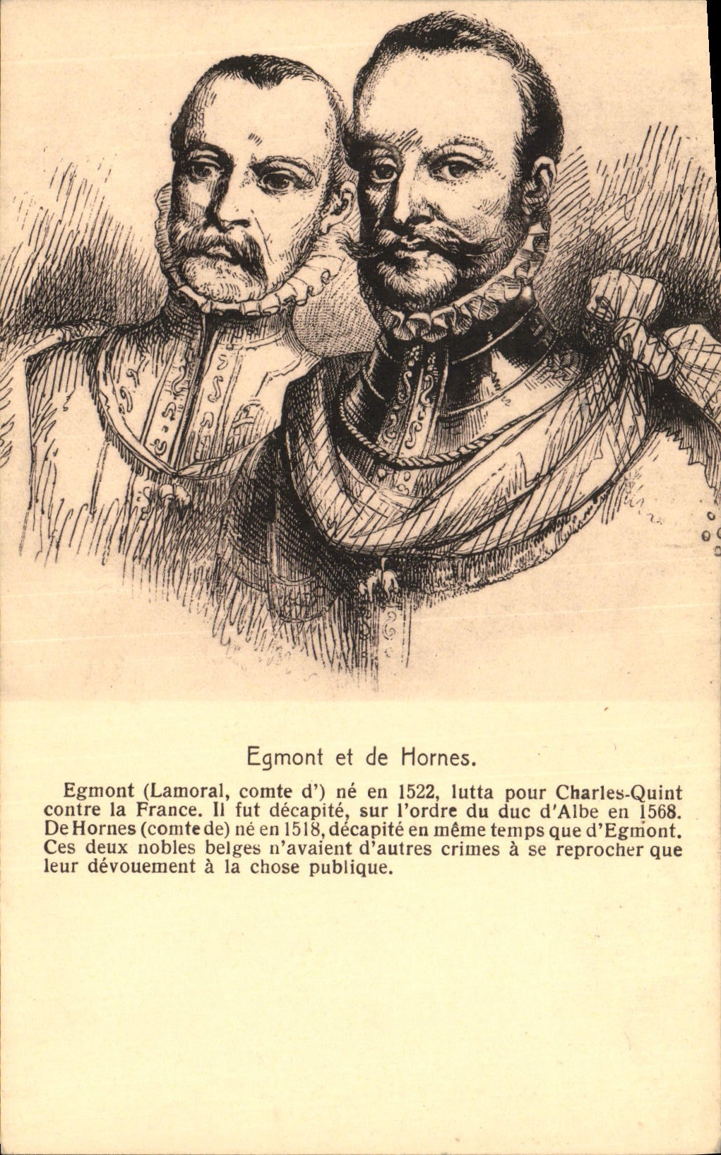 CPA Egmont et de Hornes Charles Quint