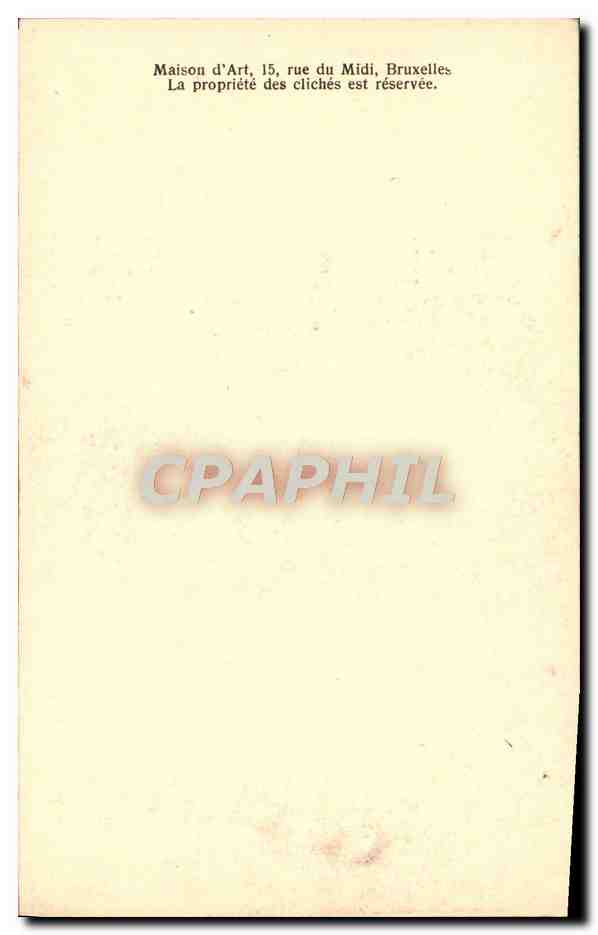 CPA Egmont et de Hornes Charles Quint — Rückseite