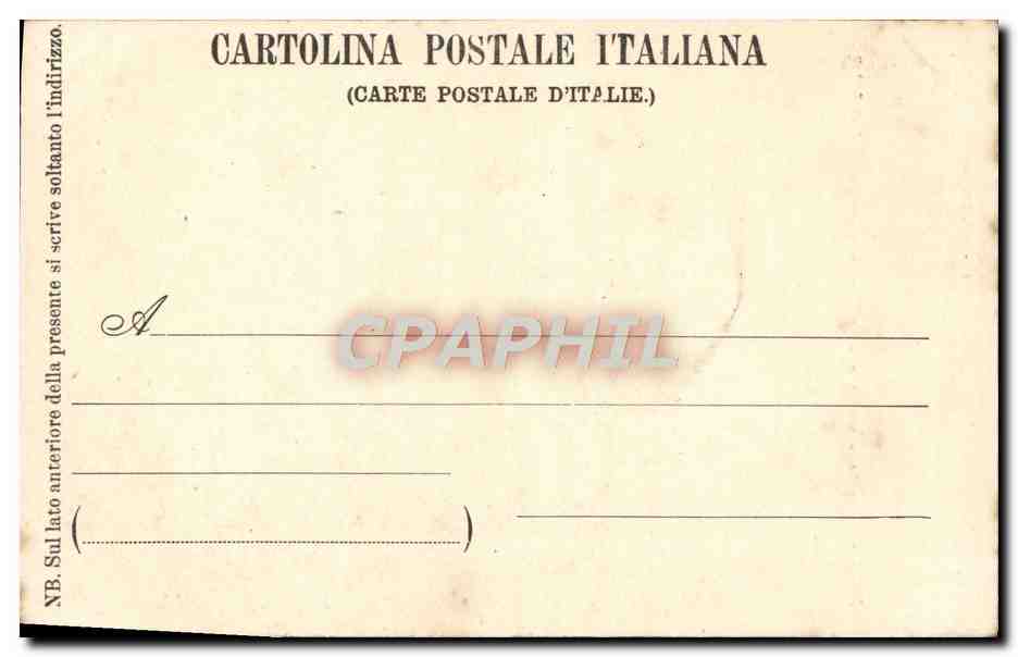 CPA Firense Salleria uffisi Le Brun  — Verso