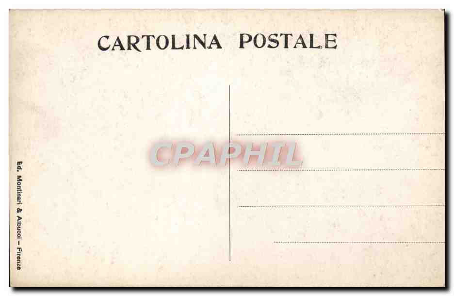 CPA Firenze Loren Sagrestia Lorenzo Terra Cotta di Donatello — Verso