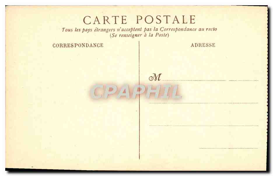 CPA Musee Du Luxembourg Friant La Toussaint — Verso