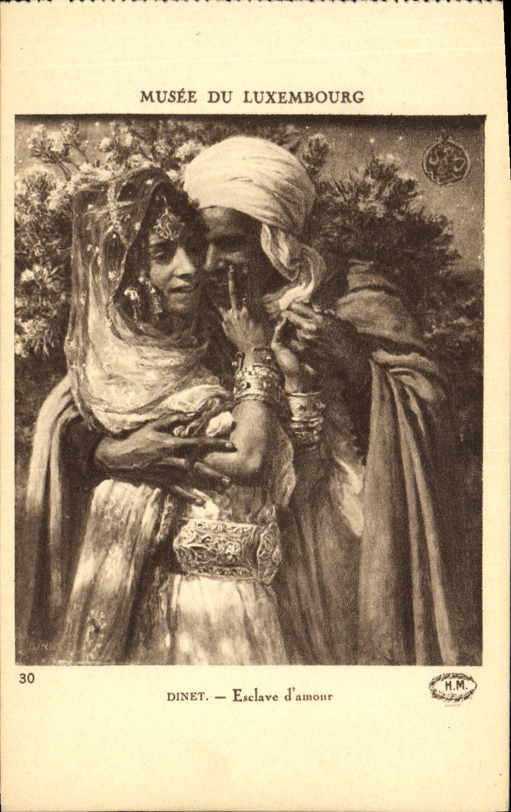 CPA Musee Du Luxembourg Dinet Esclave d'amour