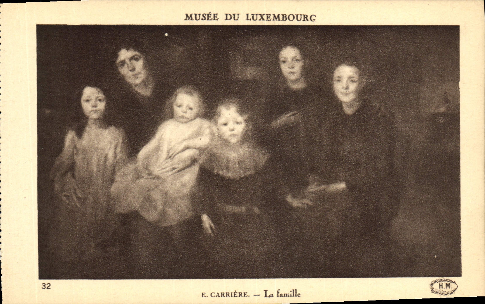 CPA Musee Du Luxembourg Carriere La Famille