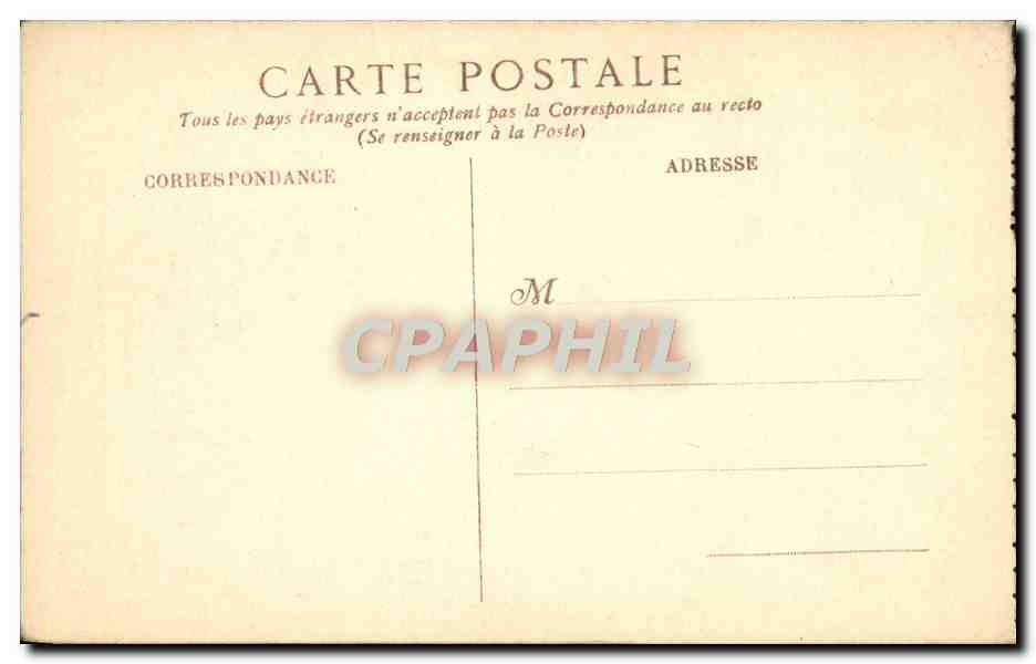 CPA Musee Du Luxembourg Raffaelli Les Vieux Convalescents — Verso