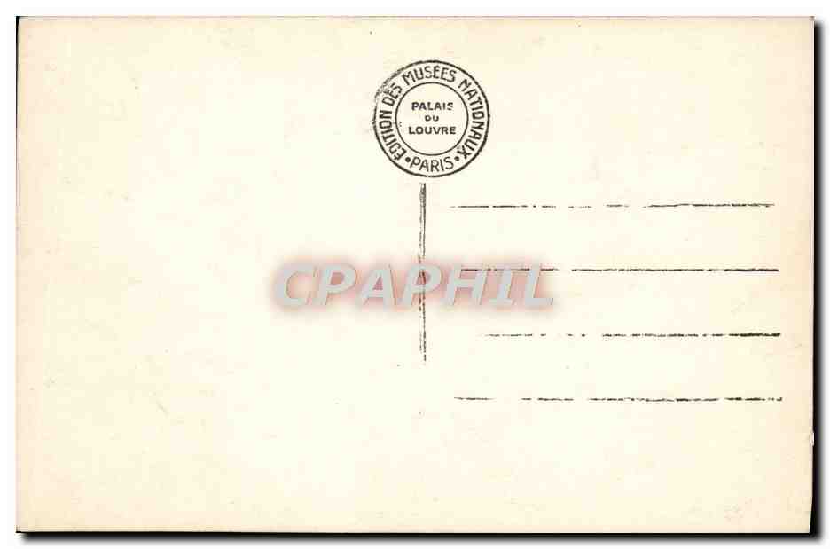 CPA Musee Du Luxembourg Ottmann La Courtisane Endormie — Verso