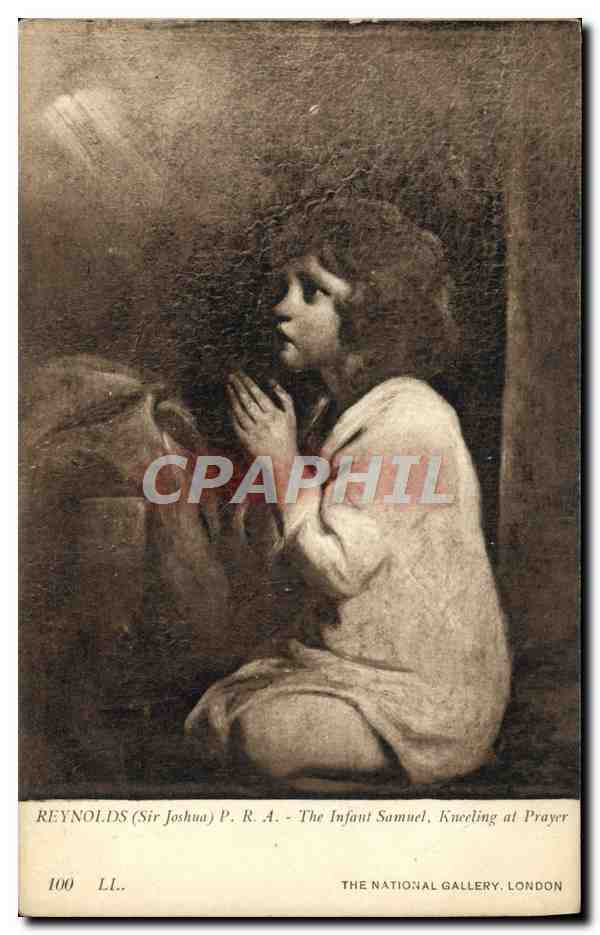 CPA London Reynolds The Infant Samnel Kneeling at prayer The National Gallery