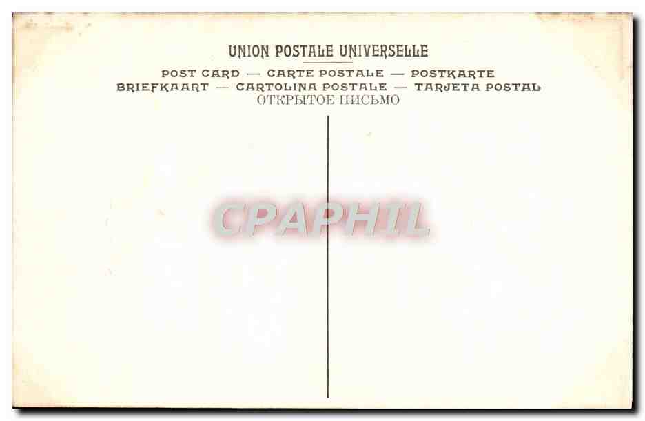 CPA Pater The Swing Wallace Collection London — Verso