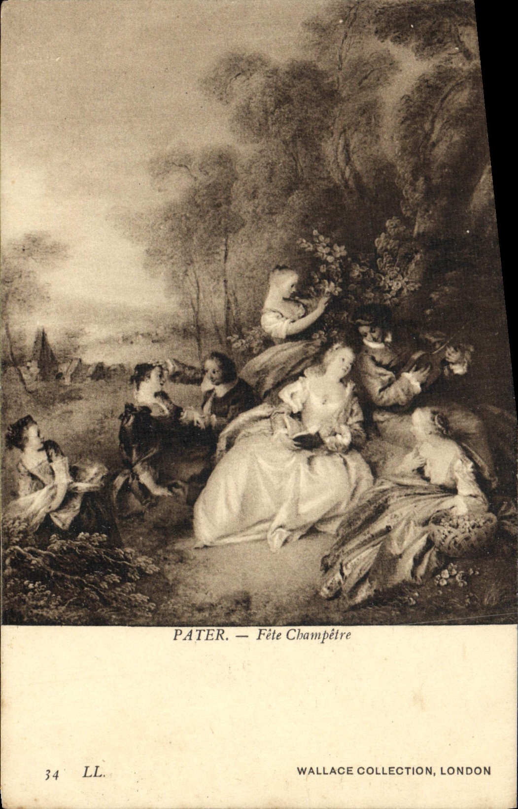 CPA Pater Fete Champetre Wallace Collection London