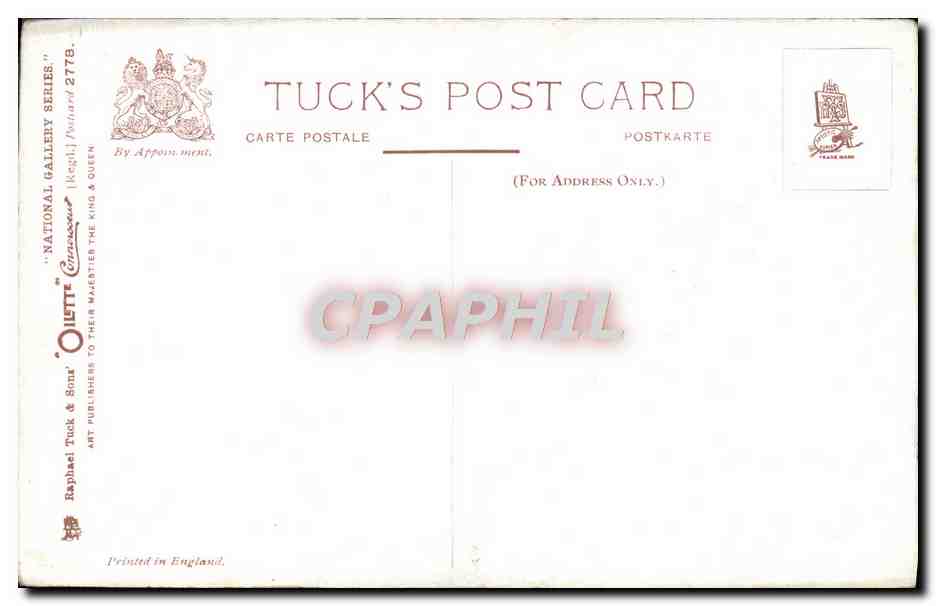 CPA The age of innocence Reynolds — Verso