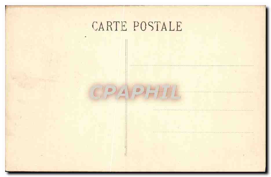 CPA Algerie Alger Rue Kleber Casbah — Back