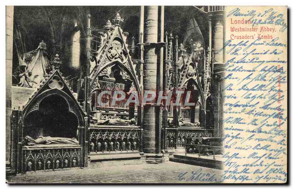 CPA London Westminster Abbey Crusader's Tombs