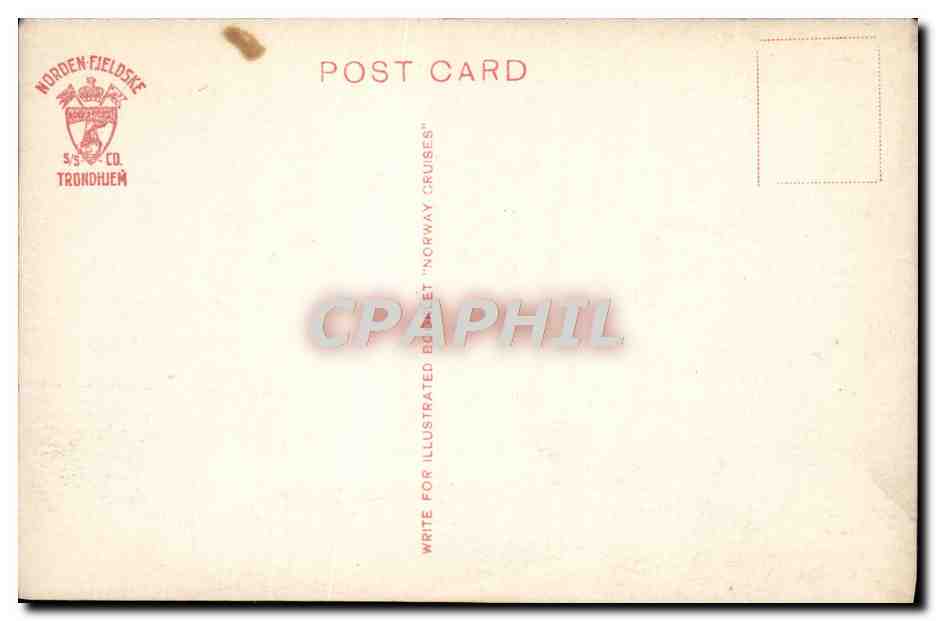CPA Romsdalshorn — Verso