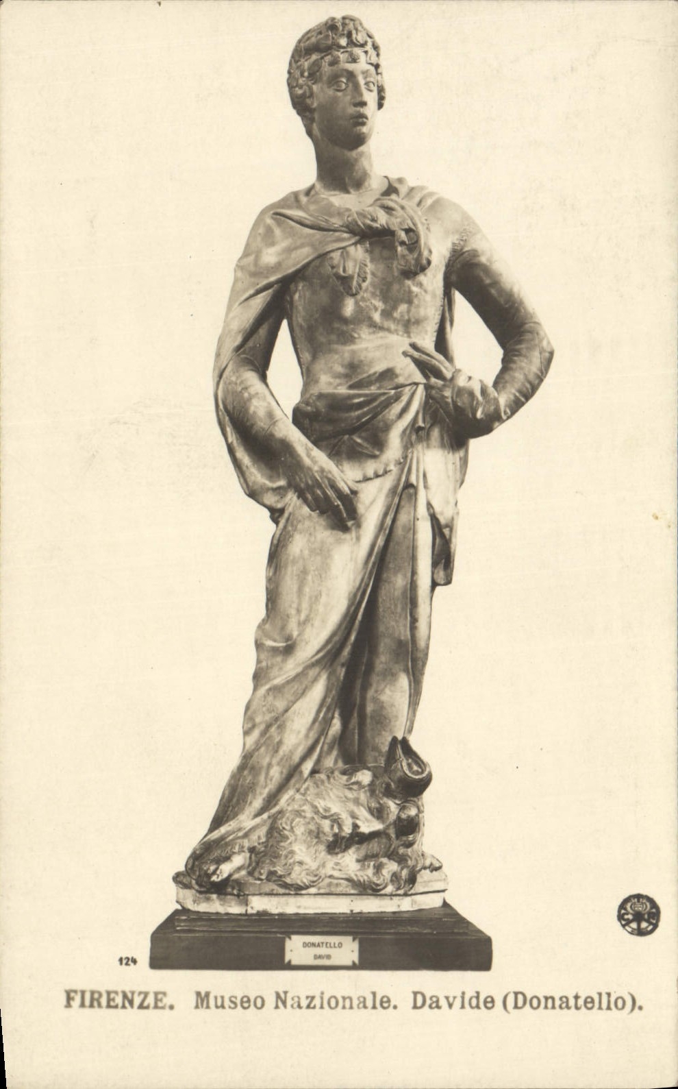 CPA Firenze Museo Nazionale Davide Donatello