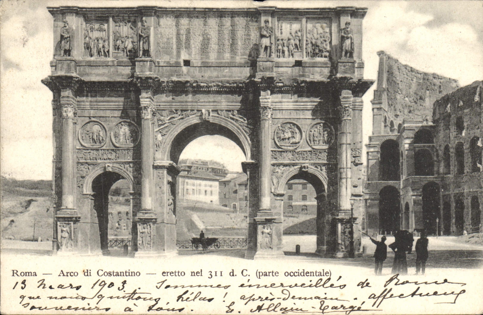 CPA Roma Arco Di Costantino