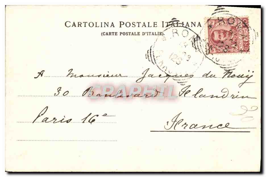 CPA Roma Arco Di Costantino — Rückseite