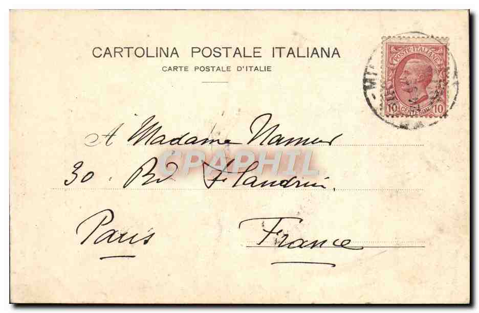 CPA Pistoia Pulpito Di Guglielmo D'Agnello In San Giovanni Fuorcivitas — Rückseite