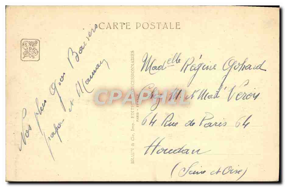 CPA Exposition Coloniale Internationale Paris 1931 Le Restaurant De L'Indochine  — Verso