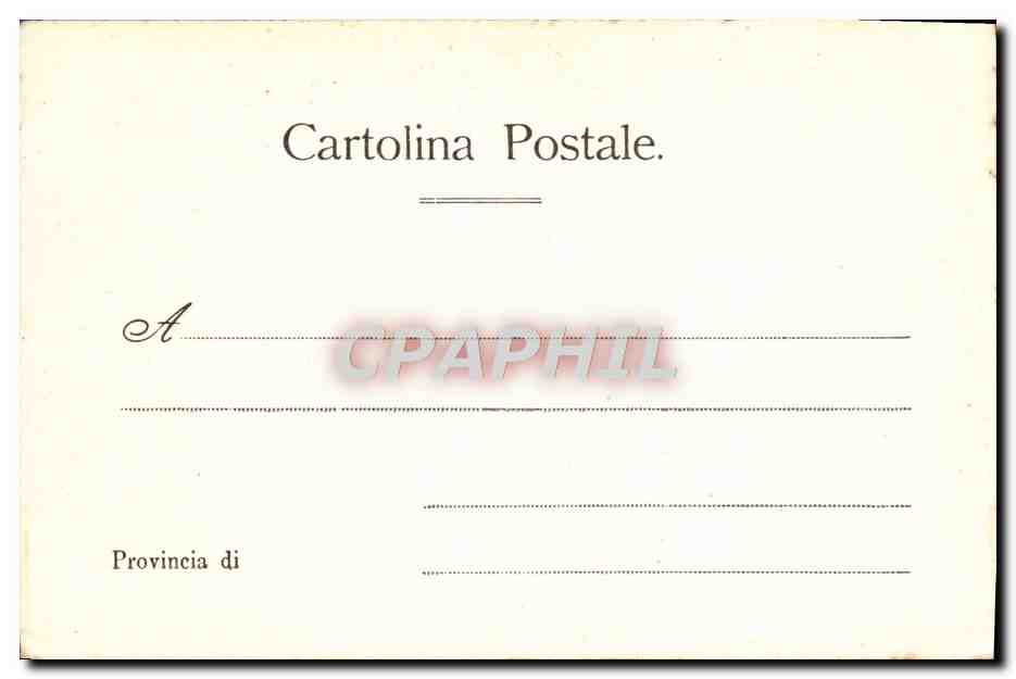 CPA Milano Ospedale Maggiore Antonio Filarete — Rückseite