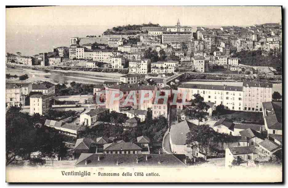 CPA Ventimiglia Panorama Della Citta antica