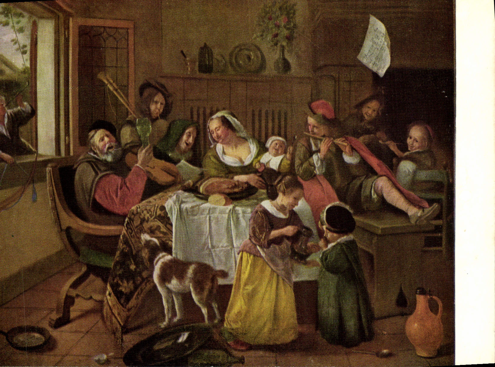 CPM Rijksmuseum amsterdam Jan Steen Het Vrolijk
