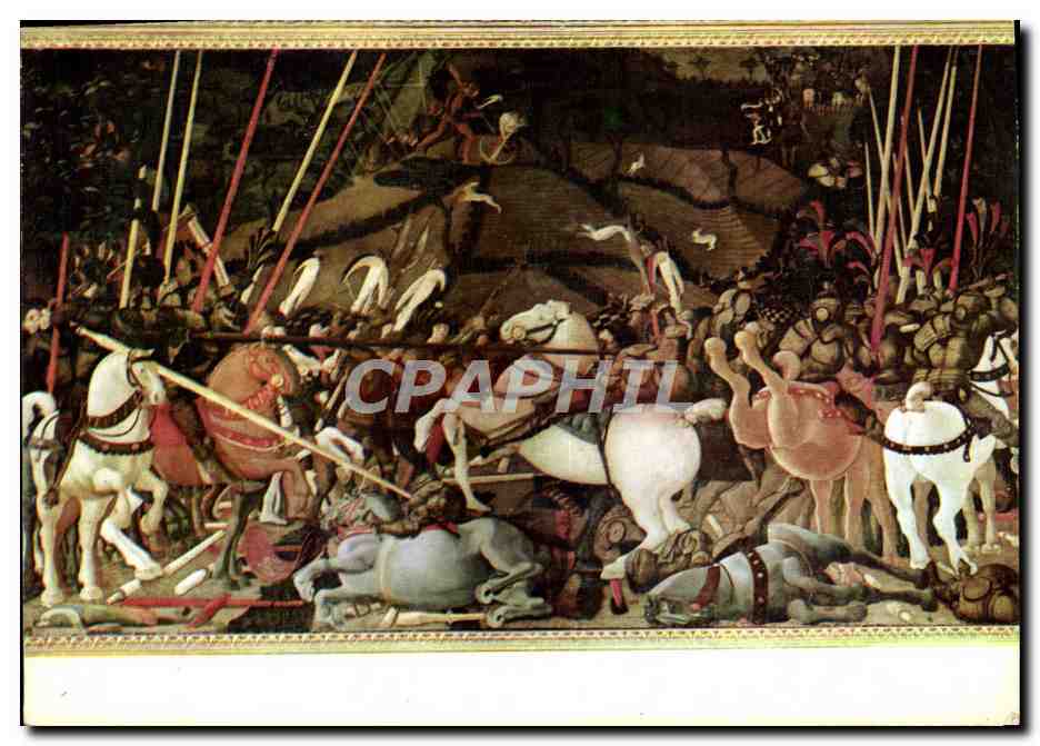CPM Firenze Galleria Uffizi Paolo Uccello
