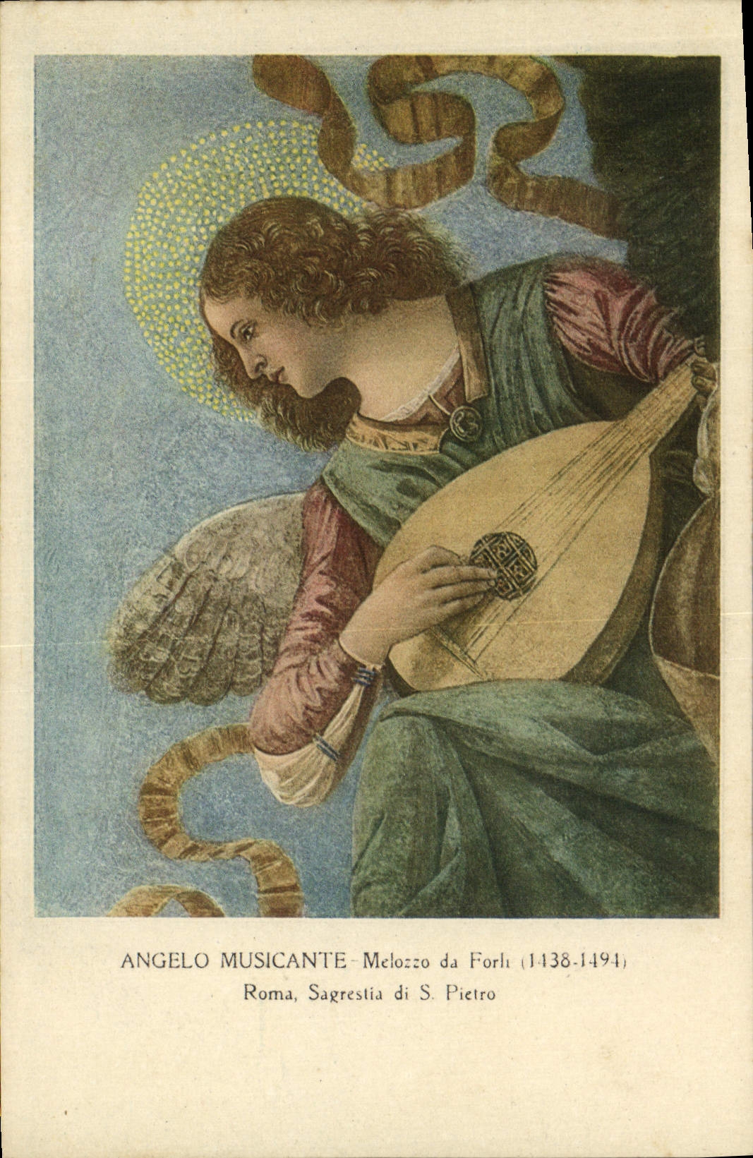 CPA Angelo Musicante Melozzo Da Forli Roma Sagrestia Pietro