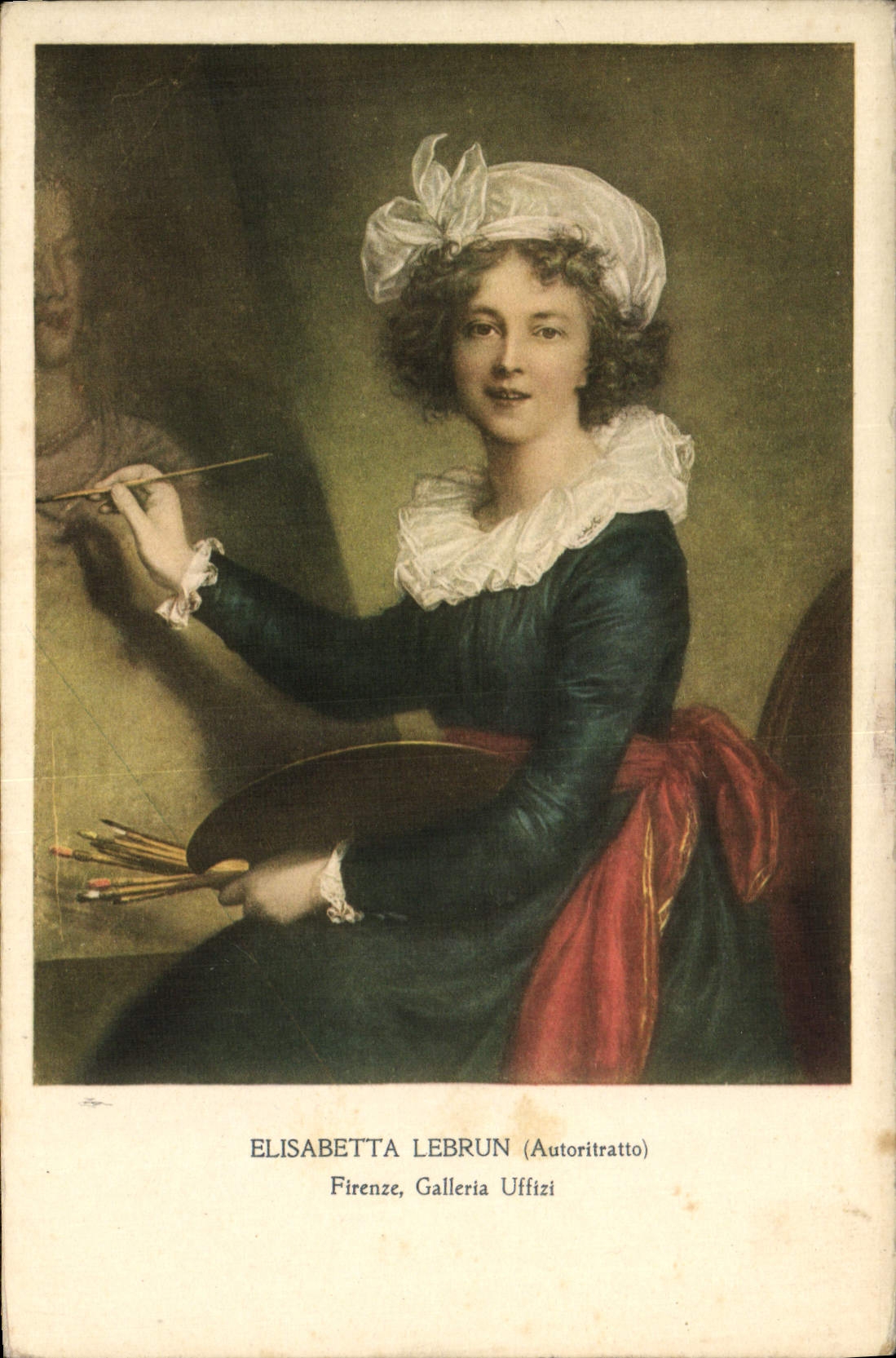 CPA Elisabetta Lebrun Firenze Galleria Uffizi