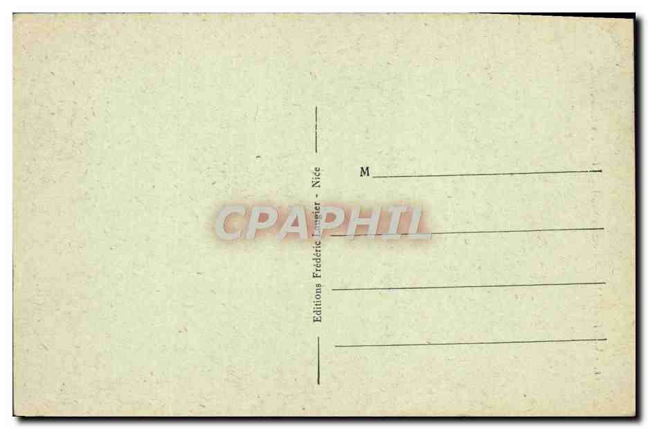 CPA Ventimiglia Torrente San Luigi Frontiera Italo Francese — Rückseite