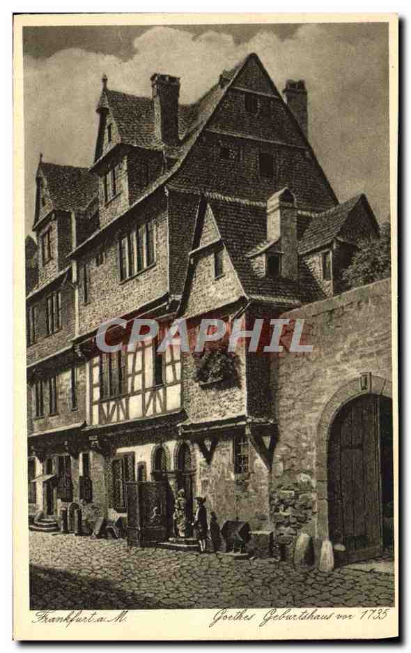 CPA Frankfurt a m Goethes Geburthaus