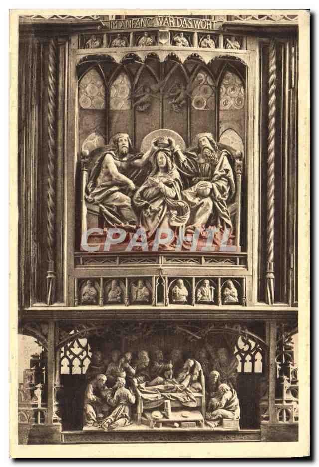 CPA Rothenbrug Jakobskirche Marienaltar Von Tillmann Riemenschneider