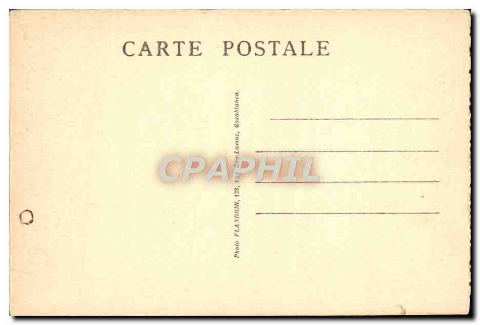 CPA Casablanca Le Monument De La Victoire Militaria — Verso