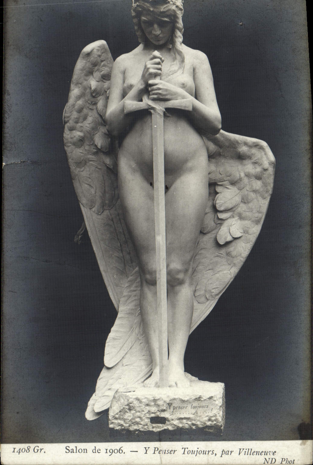 CPA Salon De 1906 Penser Toujours Par Villeneuve