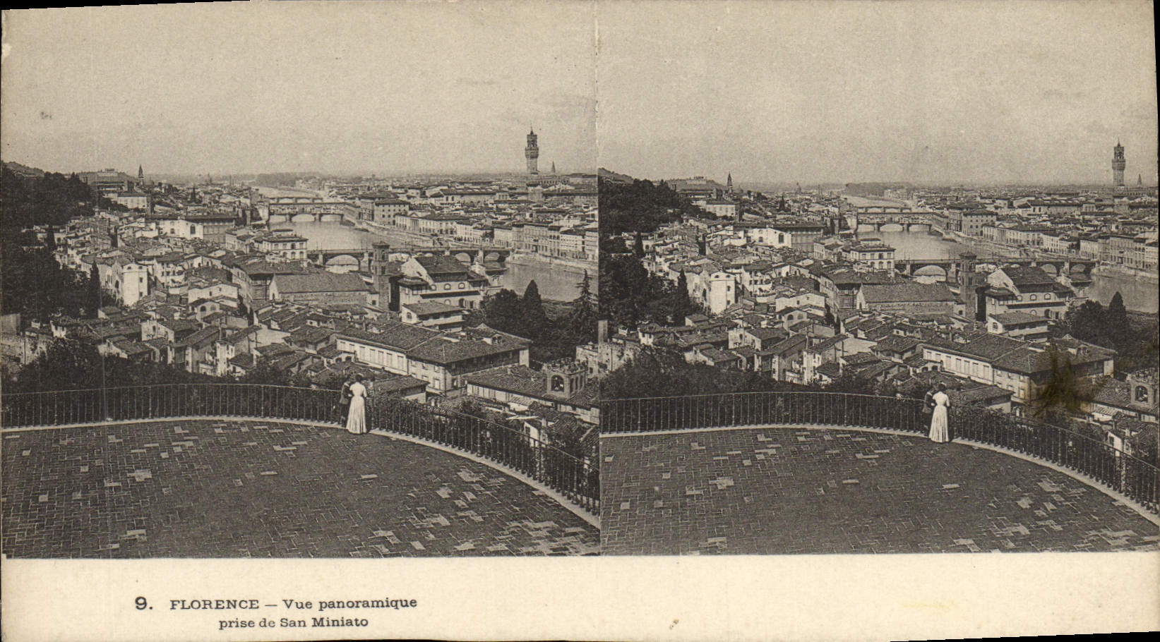 CPA Florence Vue Panoramique Prise De San Miniato