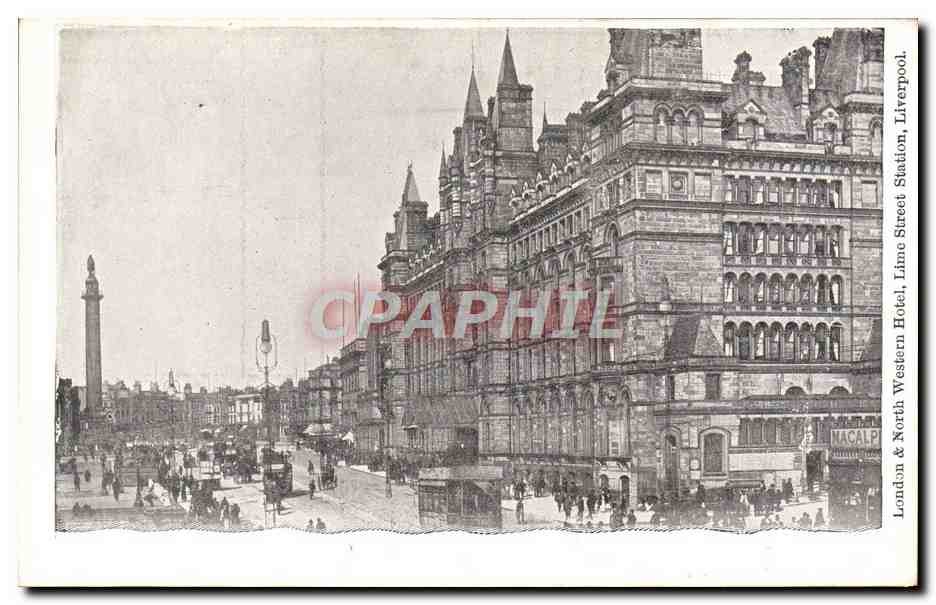 CPA London North Western Hotel Lime Street Station Liverpool