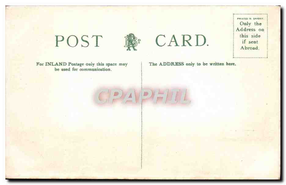 CPA London and North Western Hotel Liverpool — Rückseite