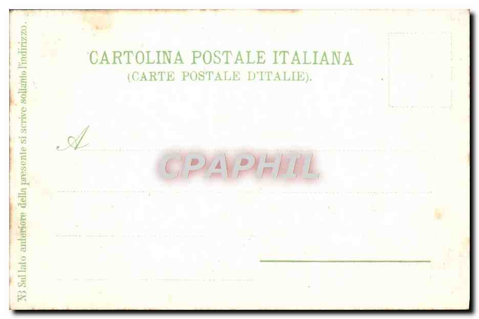 CPA Napoli Veduta Del Porto e Vesuvio Bateaux — Verso